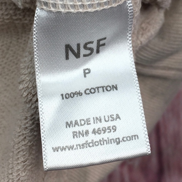 💙NSF Animal Print Hoodie Pullover Size Petite - Picture 8 of 12